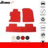 Honda Civic 2006-2011 Tapis de sol textile jeu de 3 pièces nylon rouge