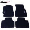 Honda Civic 1992-1995 Tapis textile jeu de 4 pièces logo EJ nylon noir