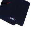 Honda Civic 1992-1995 Tapis textile jeu de 4 pièces logo EJ nylon noir