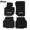 BMW E36 3 Series 1992-1998 Tapis textile jeu de 4 pièces logo E36 nylon noir