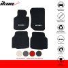 BMW E36 3 Series 1992-1998 Tapis textile jeu de 4 pièces logo E36 nylon noir