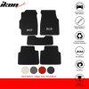 Acura Integra 1994-2001 Tapis textile jeu de 5 pièces logo DC2 nylon noir
