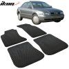 Audi A4 1996-2001 Tapis en caoutchouc jeu de 4 pièces noir