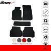 BMW E39 5 Series 1997-2003 Tapis textile ensemble de 5 pièces nylon noir