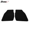 Dodge Dakota 1997-2004 Tapis textile jeu de 2 pièces nylon noir
