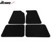 Ford Mustang 1999-2004 Tapis textile jeu de 4 pièces nylon noir