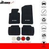 BMW E46 3 Series M3 1999-2005 Tapis de sol textile jeu de 4 pièces nylon logo E46 noir