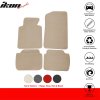 BMW E46 3 Series 1999-2005 BMW M3 2001-2006 Textilné koberce 4-dielna sada nylon béžová