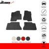 Chevrolet Silverado 1500 Crew Cab 1999-2006 Tapis textile jeu de 4 pièces nylon gris