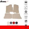 Chevrolet Silverado 1500 Crew Cab 1999-2006 Tapis textile ensemble de 4 pièces nylon beige