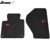 Honda S2000 2000-2009 Tapis textile jeu de 2 pièces nylon noir avec logo rouge SI