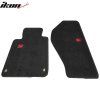 Honda S2000 2000-2009 Tapis textile jeu de 2 pièces nylon noir avec logo rouge SI