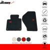 Honda S2000 2000-2009 Tapis textile jeu de 2 pièces nylon noir avec logo rouge SI