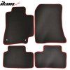 Lexus IS300 2001-2005 Tapis de sol textile kit de 4 pièces nylon rouge