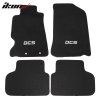 Acura RSX 2002-2006 Tapis textile jeu de 4 pièces nylon logo DC5 noir