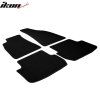 Audi A4 2002-2004 Tapis de sol textile jeu de 4 pièces nylon noir