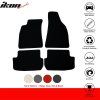 Audi A4 2002-2004 Tapis de sol textile jeu de 4 pièces nylon noir
