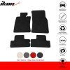 Mini Cooper 2002-2006 Tapis de sol textiles jeu de 4 pièces nylon noir