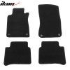 Mercedes-Benz W211 E-Class 2003-2009 Tapis textile jeu de 4 pièces nylon noir