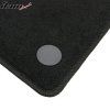 Mercedes-Benz W211 E-Class 2003-2009 Tapis textile jeu de 4 pièces nylon noir