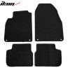 Saab 9-3 2003-2011 Tapis de sol textile jeu de 4 pièces nylon noir