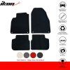 Saab 9-3 2003-2011 Tapis de sol textile jeu de 4 pièces nylon noir