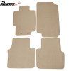 Acura TL 2004-2008 Tapis de sol textile jeu de 4 pièces nylon beige