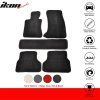 BMW E60 5 Series 2004-2009 Tapis textile jeu de 5 pièces nylon noir
