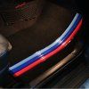 BMW E60 5 Series2005-2010 Tapis textile jeu de 4 pièces nylon bandes M noir