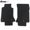 Chevrolet Corvette C6 2005-2013 Tapis textile lot de 2 pièces nylon noir