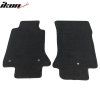 Chevrolet Corvette C6 2005-2013 Tapis textile lot de 2 pièces nylon noir