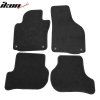 Volkswagen Golf Rabbit GTI 2006-2009 Tapis de sol textile jeu de 4 pièces nylon noir