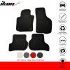 Volkswagen Golf Rabbit GTI 2006-2009 Tapis de sol textile jeu de 4 pièces nylon noir