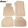 BMW E90 3 Series 2006-2011 Tapis textile lot de 4 pièces nylon beige