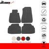 BMW E90 3 Series 2006-2011 Tapis textile jeu de 4 pièces gris