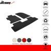 Honda Civic 2006-2011 Tapis de sol textile jeu de 4 pièces nylon noir