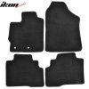 Toyota Yaris 4Dr 2007-2012 Tapis de sol textile kit de 4 pièces nylon noir