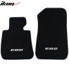 BMW E92 3 Series 2007-2013 Tapis textile jeu de 4 pièces nylon logo E92 noir