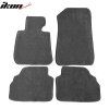 BMW E92 3 Series 2007-2013 Tapis textile jeu de 4 pièces nylon gris