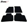 Pontiac G8 2008-2009 Tapis de sol textile jeu de 4 pièces nylon noir