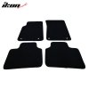 Pontiac G8 2008-2009 Tappetini in tessuto set da 4 pezzi nylon nero