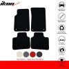 Pontiac G8 2008-2009 Tapis de sol textile jeu de 4 pièces nylon noir