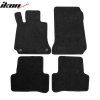 Mercedes-Benz W204 C Class 2008-2011 Tapis de sol textile set de 4 pièces nylon noir