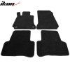 Mercedes-Benz W204 C Class 2008-2011 Tapis de sol textile set de 4 pièces nylon noir