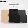 Ford F-150 Crew Cab 2009-2014 Tapis de sol textile jeu de 4 pièces nylon noir