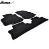 Nissan Cube 2009-2014 Tapis textile jeu de 3 pièces nylon noir