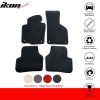 Volkswagen CC 2009-2017 Tapis de sol textile jeu de 4 pièces nylon noir