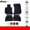 Mercedes-Benz W212 E Class 2010-2016 Tapis de sol textile jeu de 4 pièces nylon noir