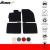Toyota Prius 2010-2011 Tapis de sol textile jeu de 4 pièces nylon noir