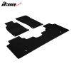 Infiniti M372011-2013 Tapis textile jeu de 3 pièces nylon noir